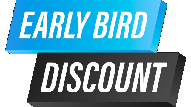 Early Bird Discount